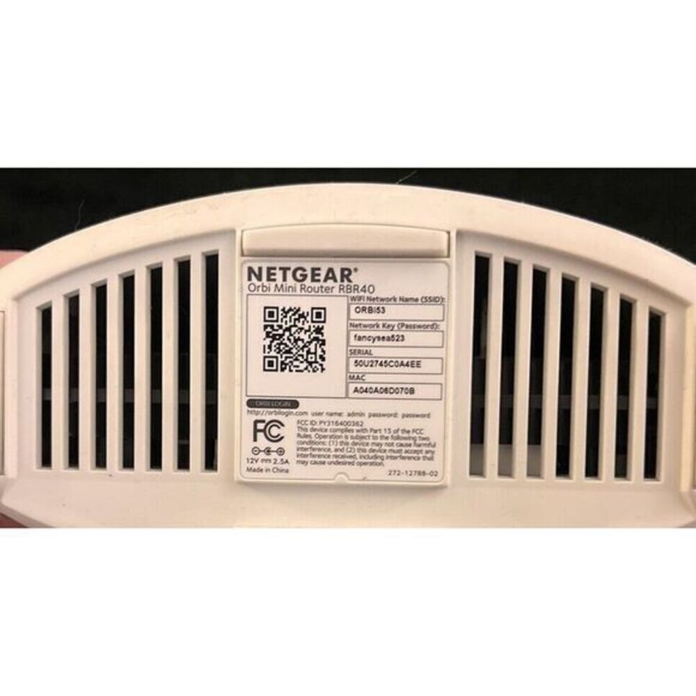 NETGEAR‎ ORBI MINI ROUTER RBR40 - Picture 3 of 4